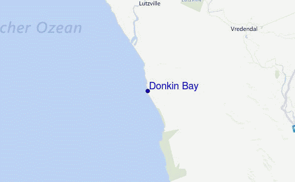 Donkin Bay Location Map