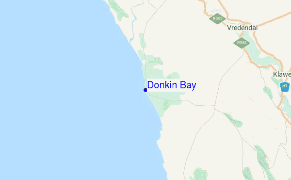 Donkin Bay Location Map