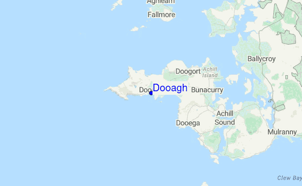 Dooagh Location Map