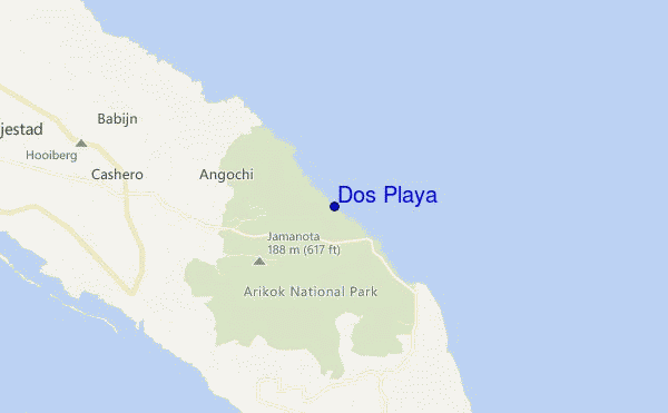 Dos Playa location map