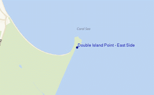 Double Island Point - East Side location map