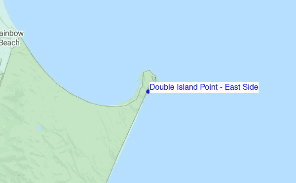 Double Island Point - East Side location map