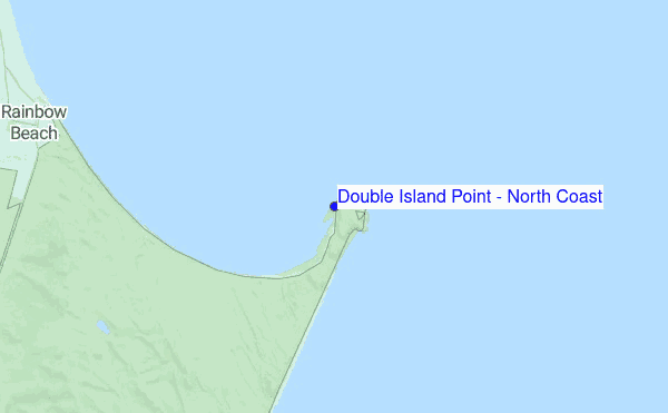 Double Island Point - North Coast location map