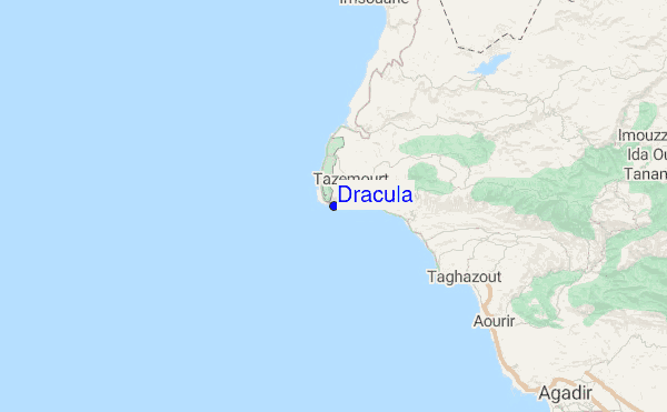 Dracula Location Map