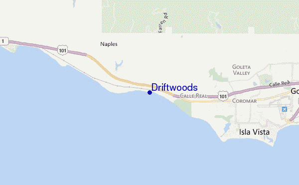 Driftwoods location map