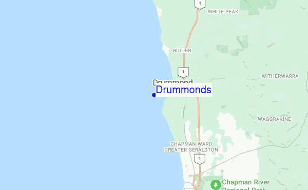 Drummonds location map