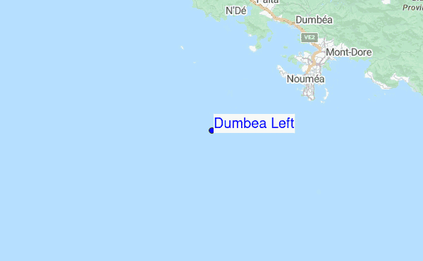 Dumbea Left Location Map