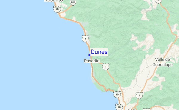 Dunes Location Map