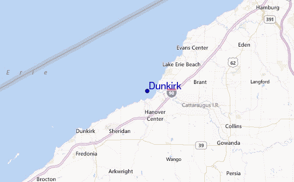Dunkirk Location Map
