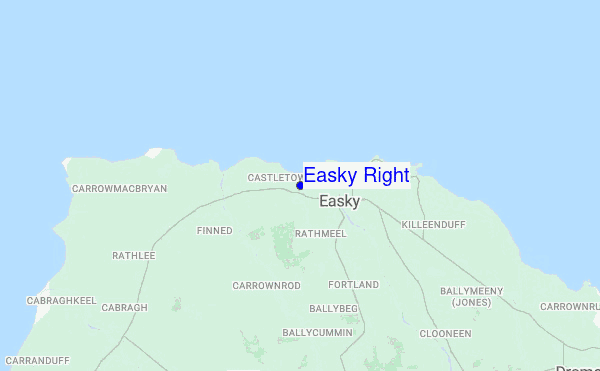 Easky Right location map