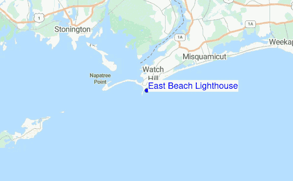 East Beach Lighthouse location map