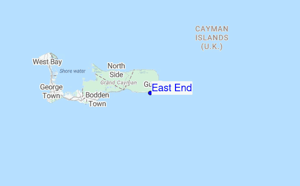 East End Location Map