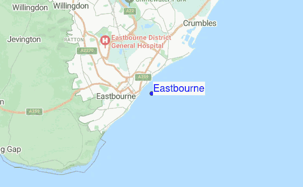 Eastbourne location map