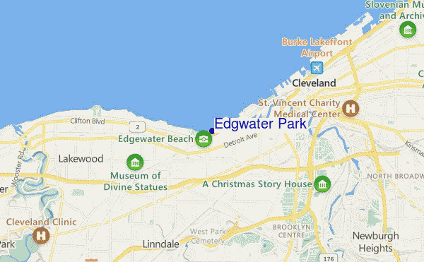 Edgwater Park location map