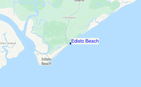 Edisto Beach location map