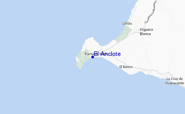 El Anclote location map