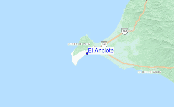 El Anclote location map