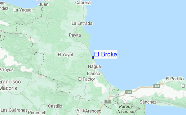El Broke Location Map