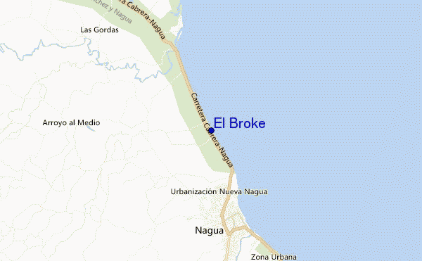 El Broke location map
