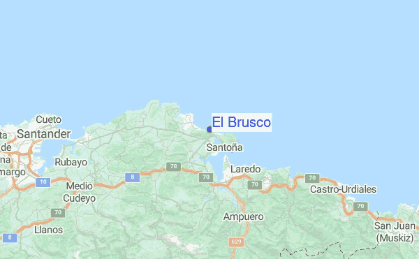 El Brusco Location Map