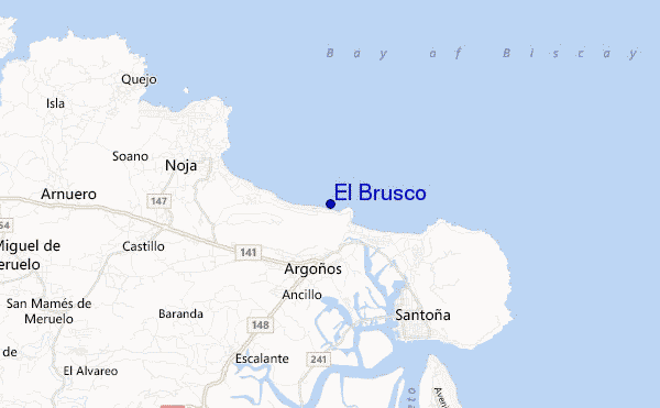 El Brusco location map