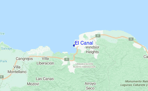 El Canal location map