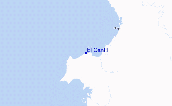 El Cantil Location Map