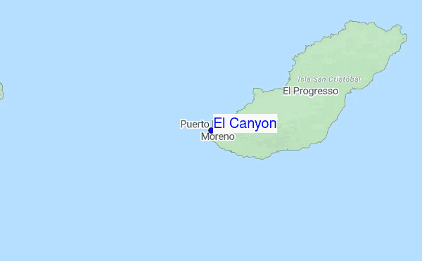 El Canyon Location Map