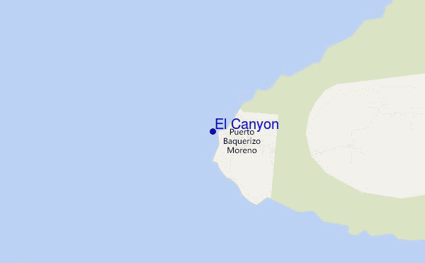 El Canyon location map