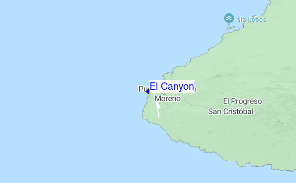 El Canyon location map