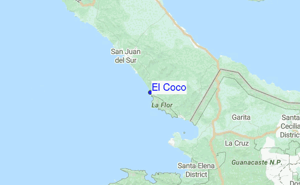 El Coco Location Map