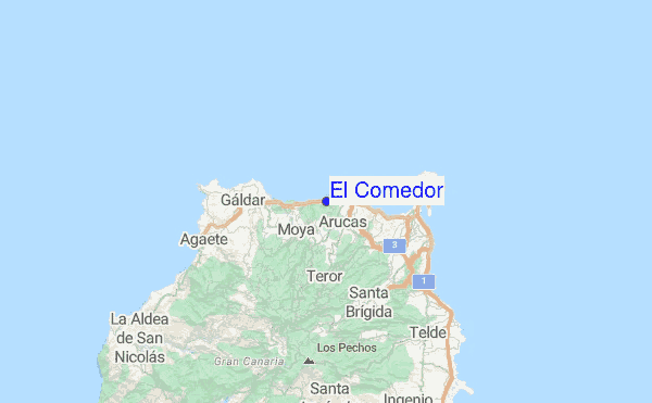 El Comedor Location Map