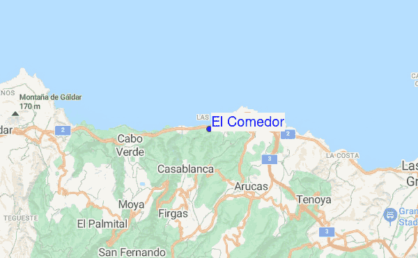 El Comedor location map