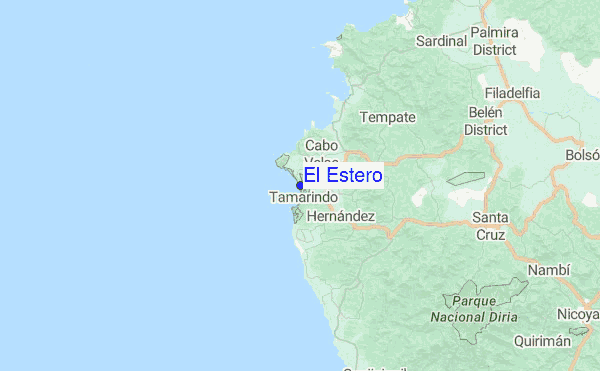 El Estero Location Map