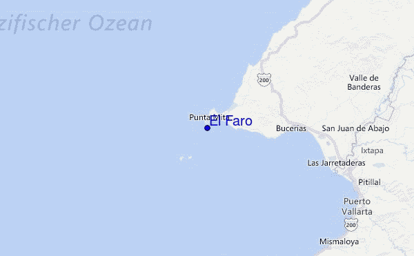 El Faro Location Map