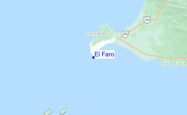 El Faro location map