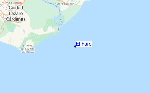 El Faro location map