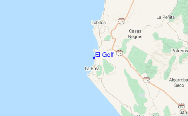 El Golf Location Map