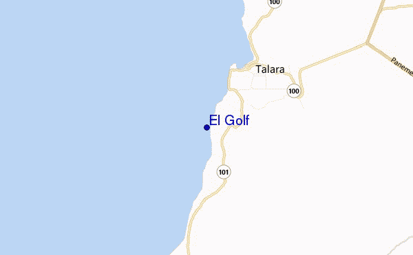 El Golf location map