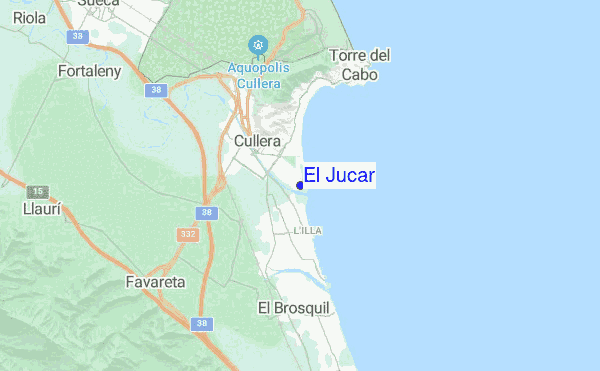 El Jucar location map