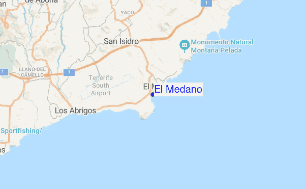 El Medano location map