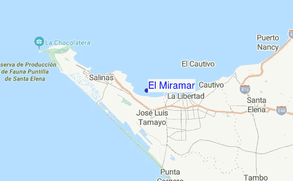 El Miramar location map