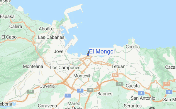 El Mongol location map