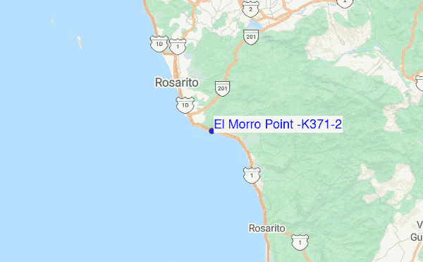 El Morro Point (K371/2) Location Map