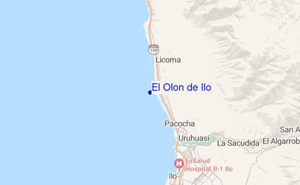 El Olon de Ilo location map