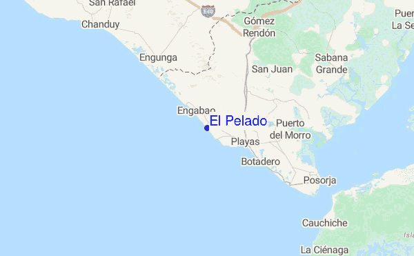 El Pelado Location Map
