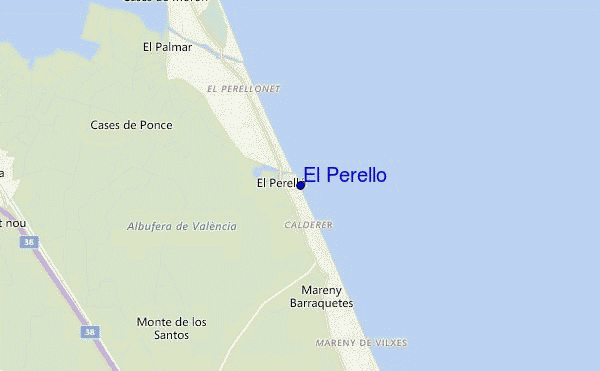 El Perello location map