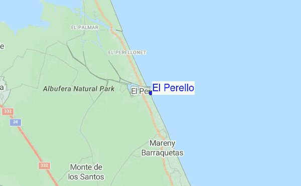 El Perello location map