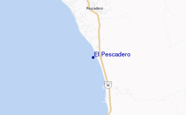 El Pescadero location map
