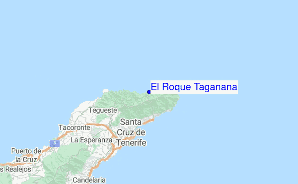 El Roque Taganana Location Map